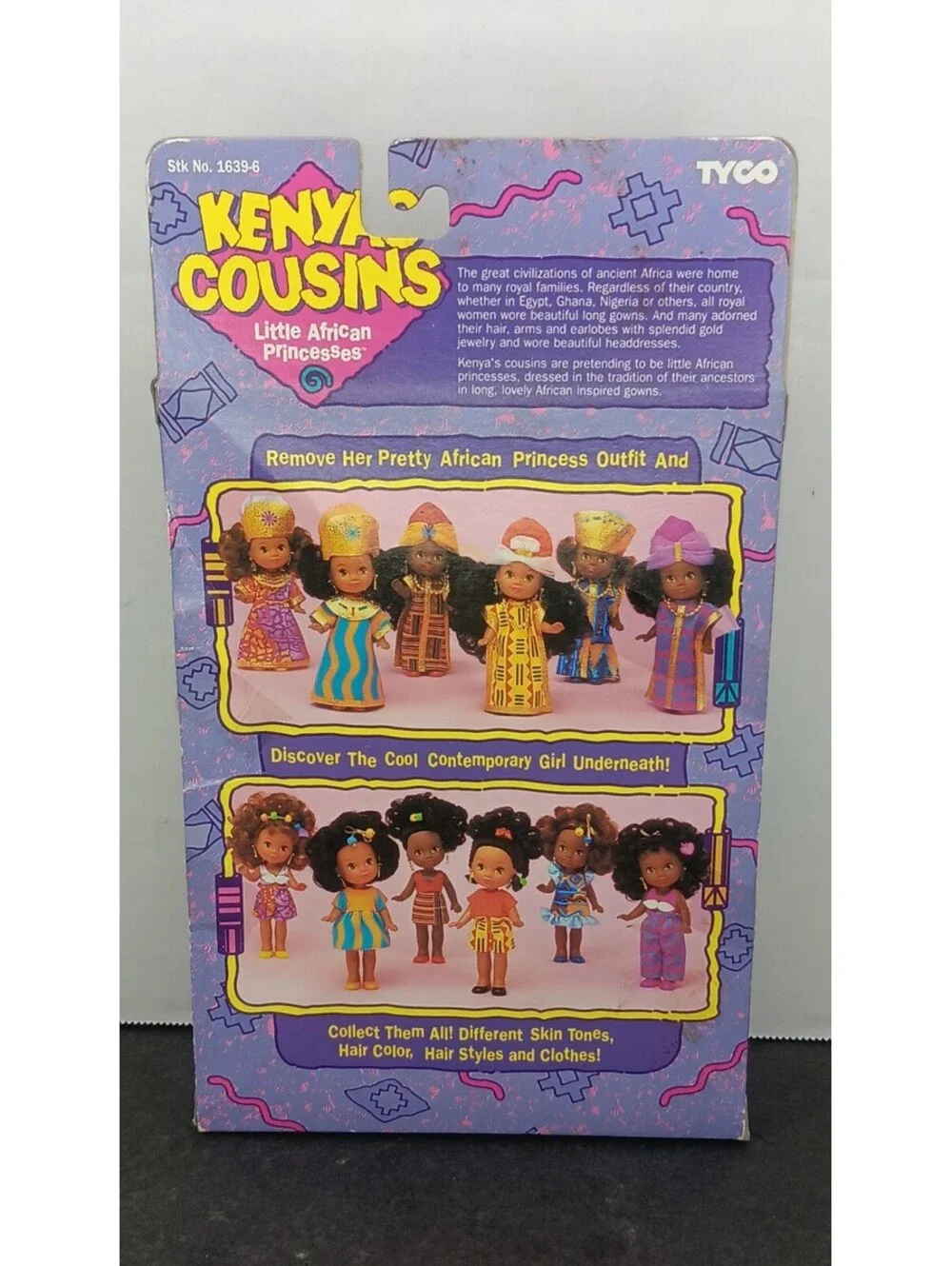 Vtg Tyco Kenya's Cousins Little Princess Baby Doll Sealed 1639-6 *READ*